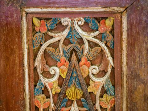 Table Talk at Home | Storage Cabinet Door Detail